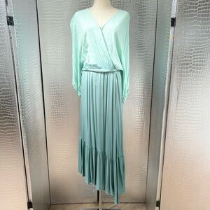Young Fabulous & Broke Mint Green Wrap Maxi Dress